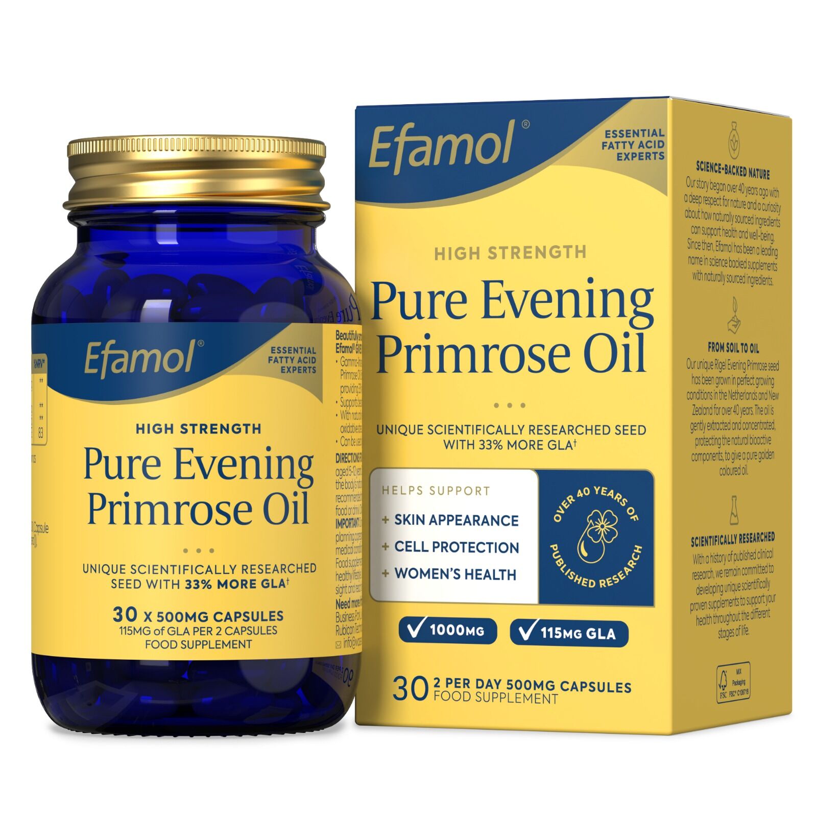 Evening Primrose Oil 500 mg 30 Softgel