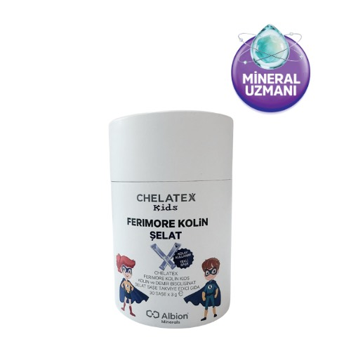 Ferimore Kids Kolin Demir Bisglisinat Şelat 30 Saşe – Albion Ferrochel® + Vitacholine®